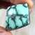 SOLD - 16.65 cts. Natural Angel Wing Variscite cabochon 