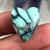 SOLD - Angel Wing Variscite Heart cabochon 