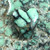 SOLD - Angel Wing Variscite Heart cabochon 