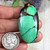 SOLD - Large Oval Lime Green Hubei Turquoise Cabochon 