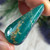 Teardrop Kingman Turquoise Cabochon 