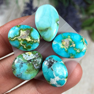 32.65 cts Sonoran Gold Turquoise Cabochon set