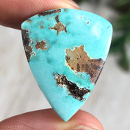 17.20 Cts. Natural Blue Gem Battle Mountain Turquoise Cabochon