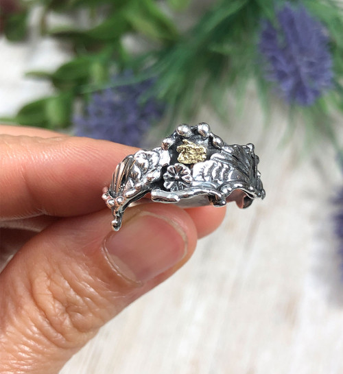 DNP561-silver-and-gold-nugget-