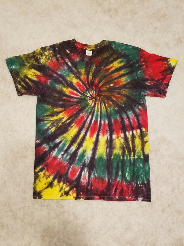 Rasta Tie Dye (short and long sleeve options) 