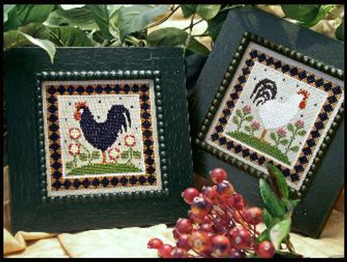 Two Roosters - Cross Stitch Pattern