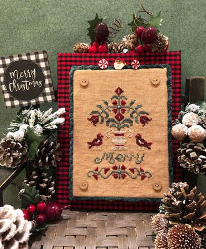 Merry Topiary - Cross Stitch Pattern