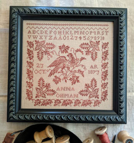 Anna Ohman 1873  Sampler - Cross Stitch Pattern