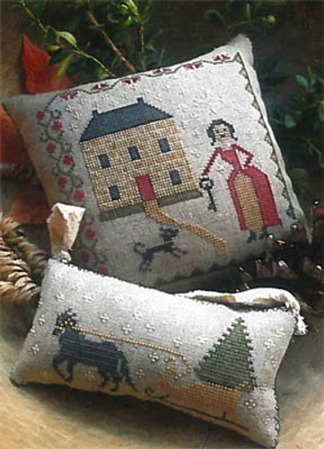 Sleigh Bells Pinkeep & Ornament - Cross Stitch Pattern