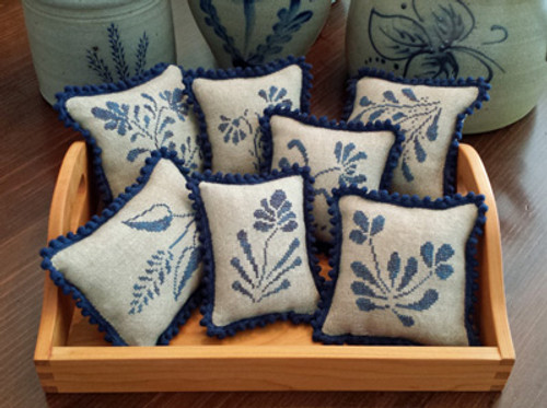 Stoneware Pinpillows 1 - Cross Stitch Pattern