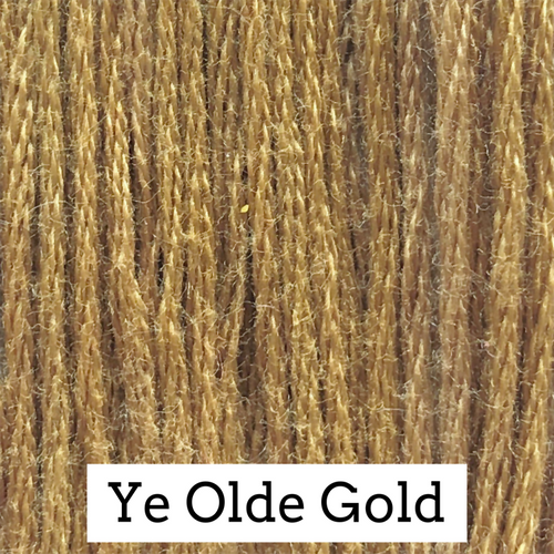 CC - Classic Colorworks - Over Dyed 100% Cotton Embroidery Floss - Ye Olde Gold #176
