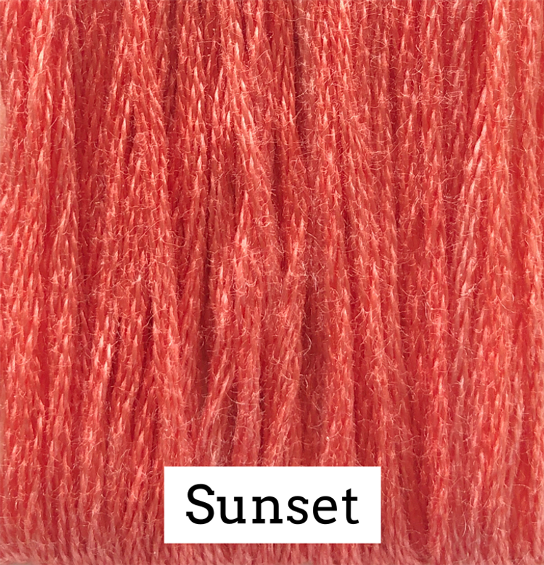 CC - Classic Colorworks - Over Dyed 100% Cotton Embroidery Floss - Sunset # 059