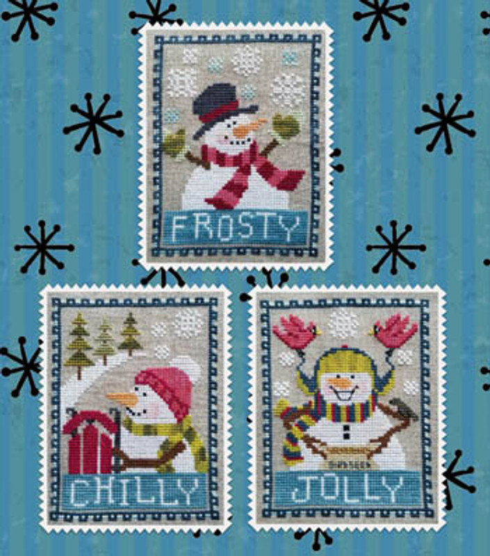 Snowman Trio - Cross Stitch Pattern