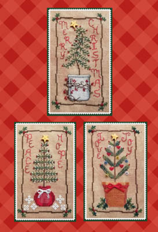 Christmas Tree Trio - Cross Stitch Patten