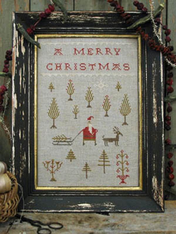 Bringing Home The Tree by Pineberry Lane - Cross Stitch Pattern