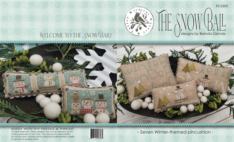 Snow Ball Booklet - Cross Stitch Pattern