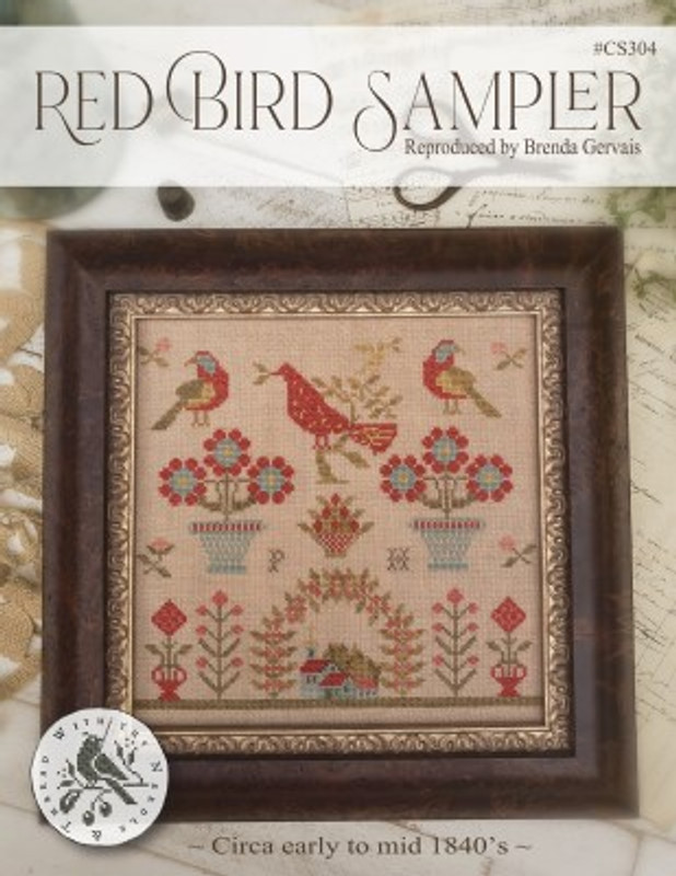 Red Bird Sampler - Cross Stitch Pattern