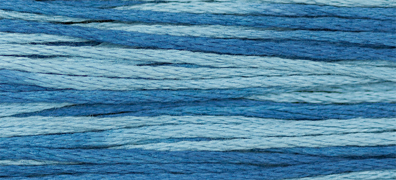 WDW - Weeks Dye Works Over Dyed Embroidery Floss - Union Blue #2113