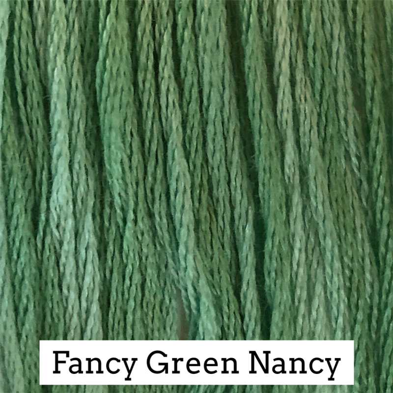 CC - Classic Colorworks - Over Dyed 100% Cotton Embroidery Floss - Fancy  Green  Nancy #117