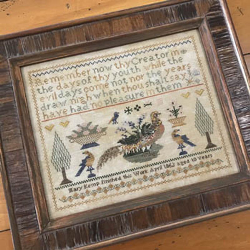 Mary Kemp 1862 Sampler - Cross Stitch Pattern