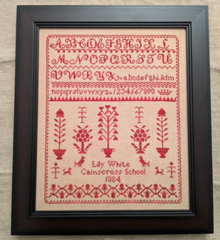 Lily White 1884 Sampler - Cross Stitch Pattern