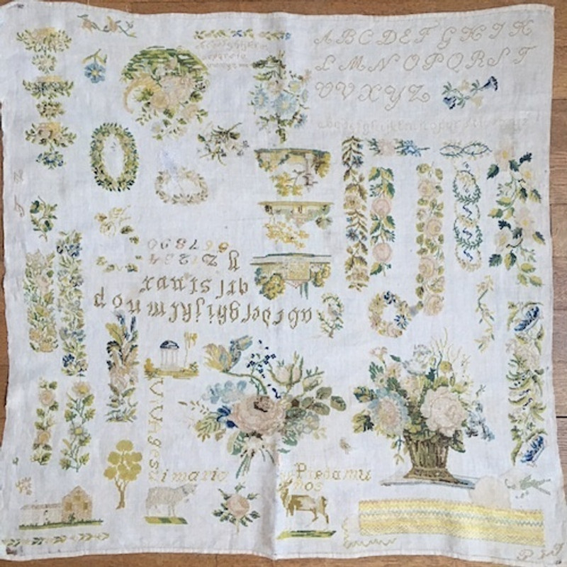 Jardins Italiens (Italian Garden) Sampler - Cross Stitch Pattern