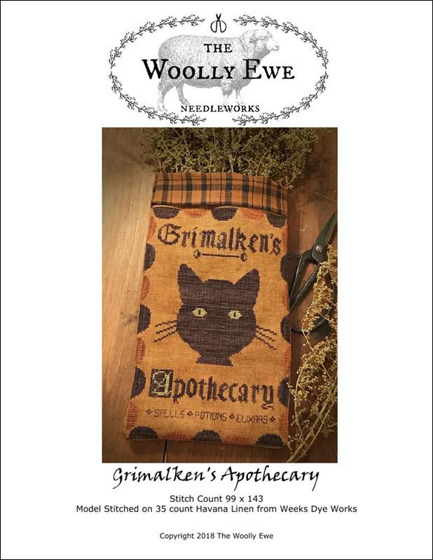 Grimalken's Apothecary - Cross Stitch Pattern