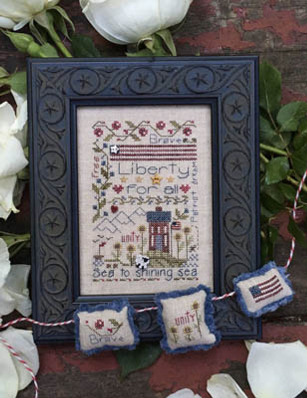 Liberty Notes - Cross Stitch Pattern