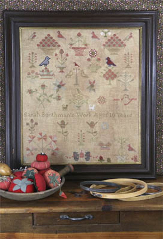 Sarah Boothman 1845 Sampler - Cross Stitch Pattern