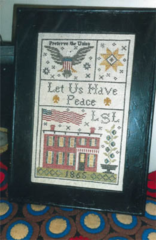 Grant House 1865 Sampler - Cross Stitch Pattern