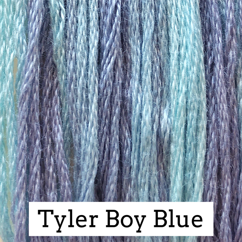 CC - Classic Colorworks - Over Dyed 100% Cotton Embroidery Floss - Tyler Boy Blue #111