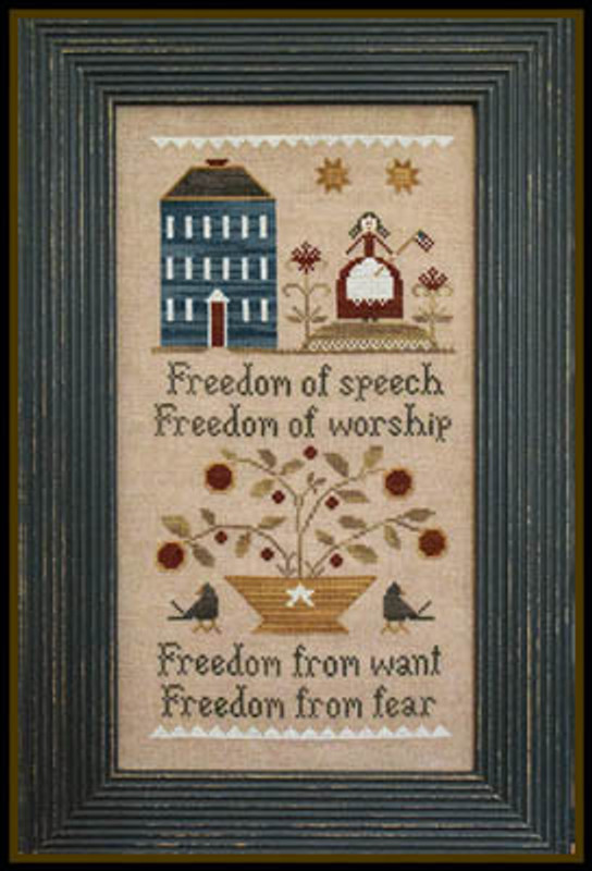 Four Freedoms - Cross Stitch Pattern