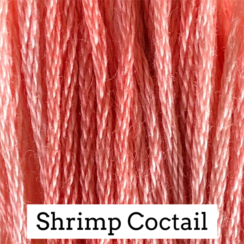 Classic Colorworks - Over Dyed 100% Cotton Embroidery Floss - Shrimp Cocktail #038