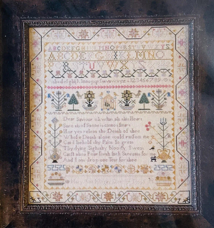 Mary Ann Mignat 1796 - Cross Stitch Pattern 