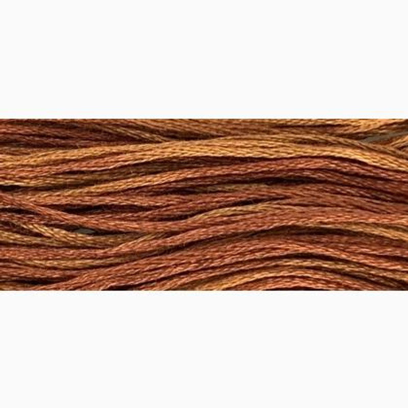 WDW - Weeks Dye Works Over Dyed Embroidery Floss - Cinnamon Twist #1228a