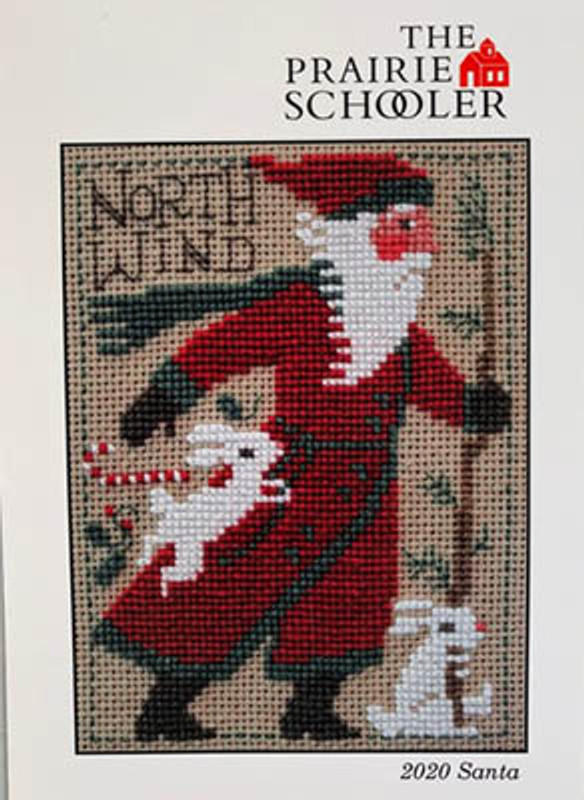 2020 Schooler Santa - Cross Stitch Pattern