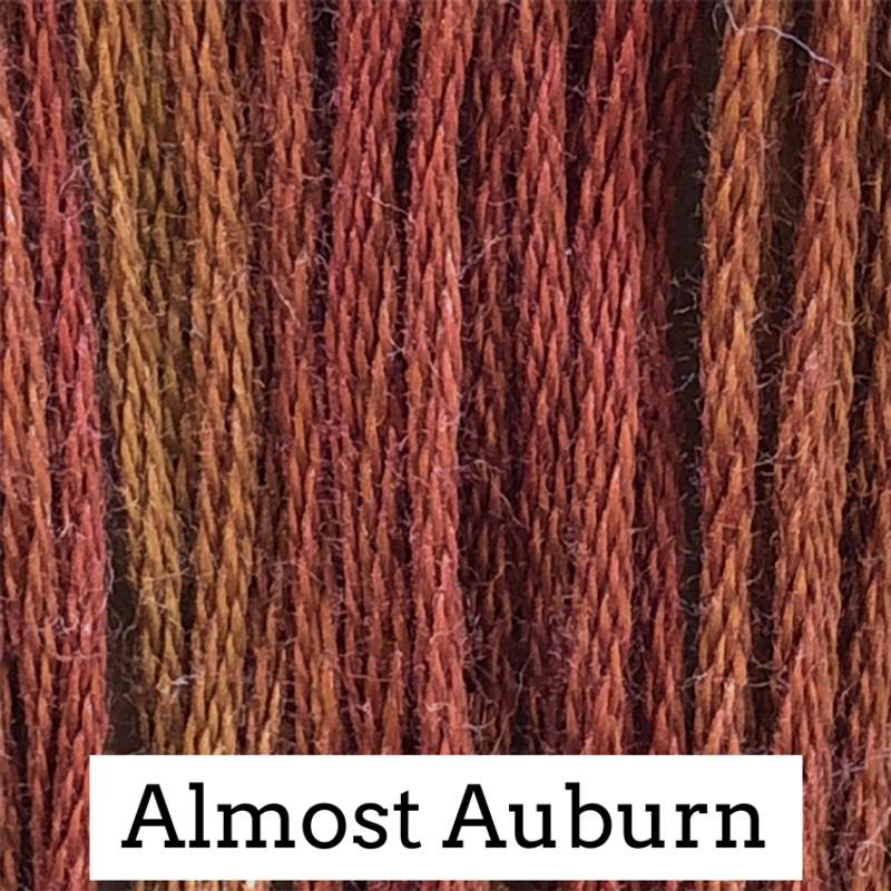 CC - Classic Colorworks - Over Dyed 100% Cotton Embroidery Floss - Almost Auburn #156