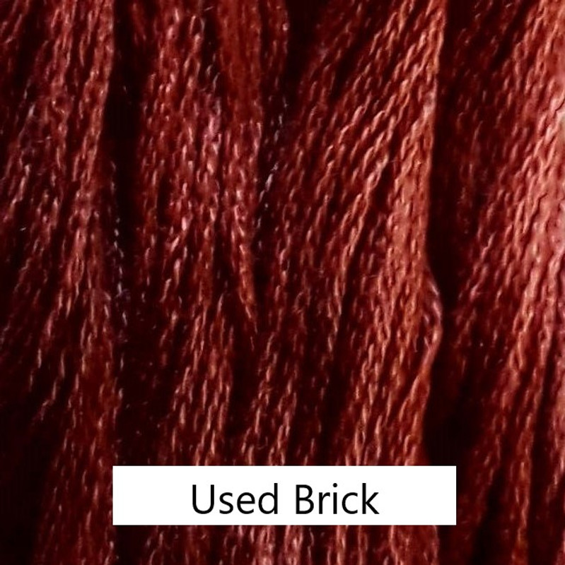 CC - Classic Colorworks - Over Dyed 100% Cotton Embroidery Floss - Used Brick