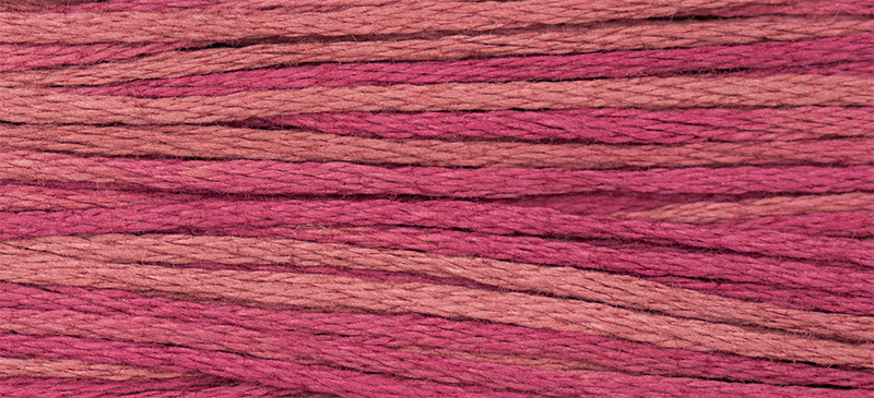 WDW - Weeks Dye Works Over Dyed Embroidery Floss - Raspberry # 1336