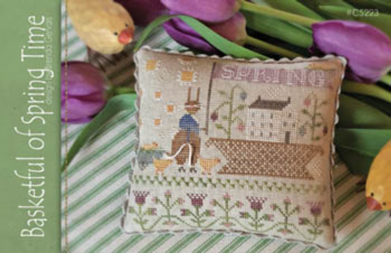 Basketful of Springtime - Cross Stitch Pattern