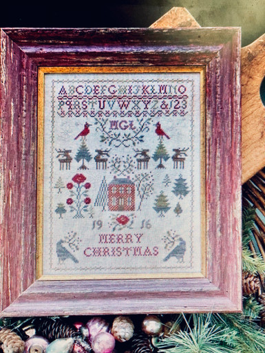 A Christmas Rose - Cross Stitch Pattern