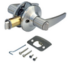 Door Knob Stainless Interior Lever Style handle. Privacy Lock