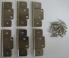 Extended leaf Interior Door Hinge, Package of 6 Non-mortise Stainless