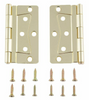 Mobile Home/RV Interior Butterfly Brass Hinge Set (2 Pack) with Screws