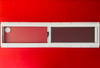 Mobile Home Window. 36" x 8" White Aluminum Slider Obscured Glass