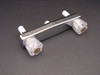 Mobile Home RV Shower Faucet. 2 Valve. Chrome. 8" on center valves