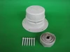 Roof Vent Cap Plastic Mobile Home RV Parts White Ventline V2049 w/ install kit