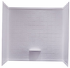 27 x 54 ABS Tub & Surround Package w/Install kit White