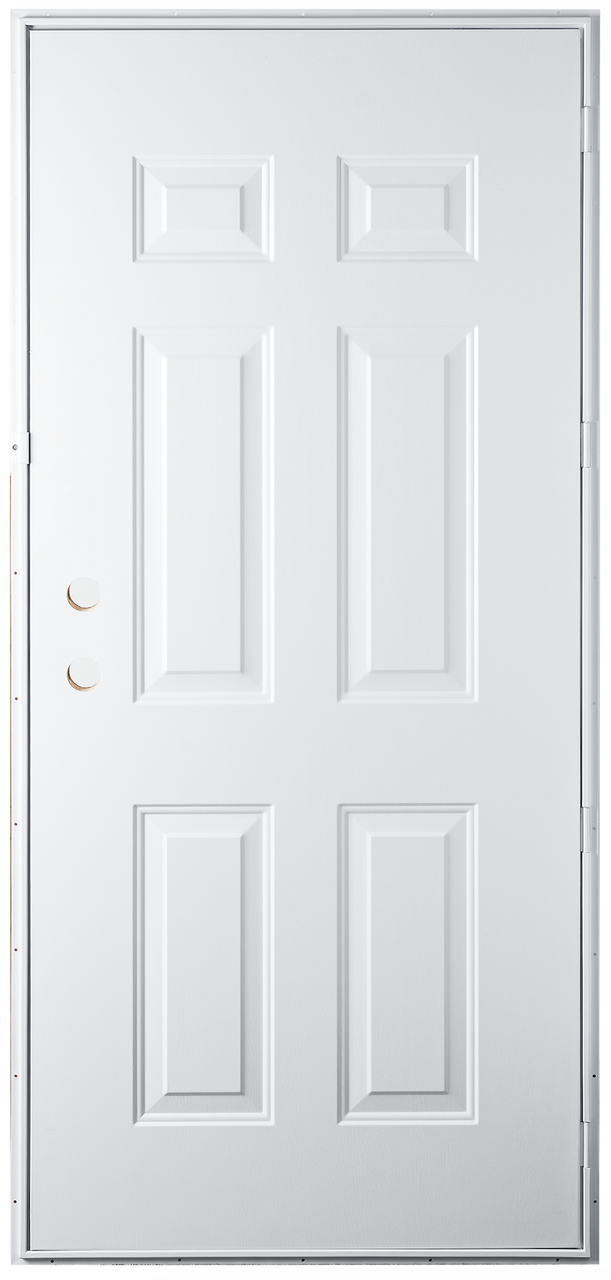32x72 RH Out Swing Door 6 Panel