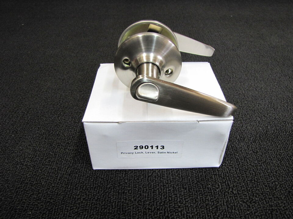 Door Knob Stainless Interior Lever Style handle. Privacy Lock